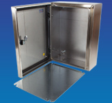 Stainless Steel 600 x 400 x 200mm IP66 c/w Backplate